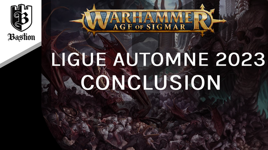 Ligue Warhammer Age of Sigmar: Automne 2023 - Conclusion