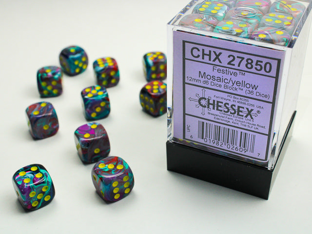 Festive: 36d6 Mosaic/Yellow