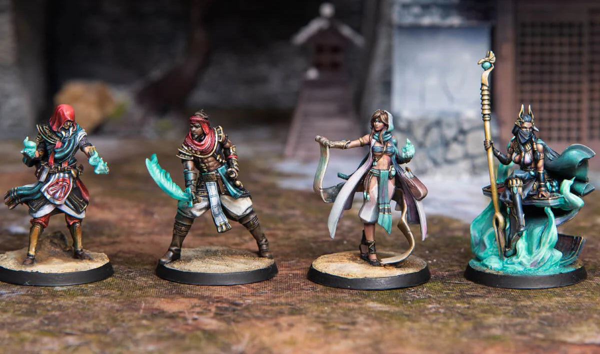 Eldfall Chronicles: Coalition of Thenion vs Sand Kingdoms Two Player Starter Set