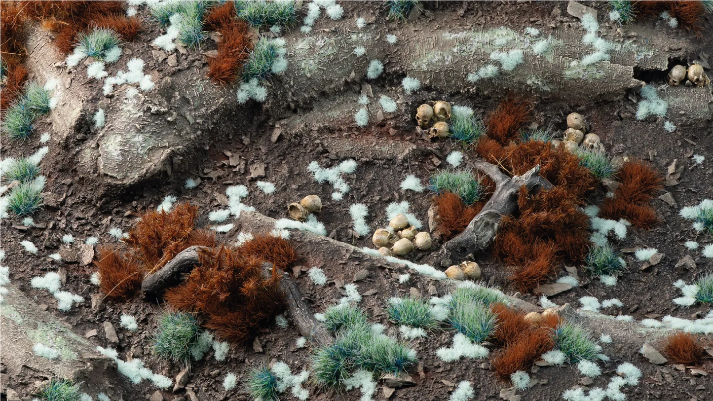 Gamers Grass: Tiny Pale Teal Tuft 1mm