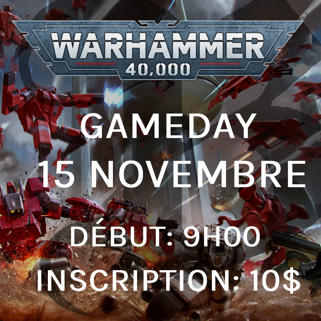 Gameday Warhammer 40,000 - Novembre