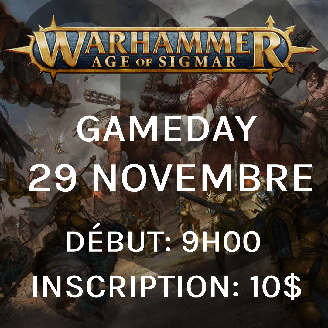 Gameday Warhammer: Age of Sigmar - Novembre