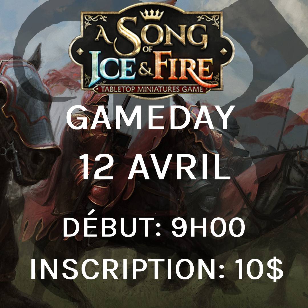 Gameday A Song of Ice and Fire - Avril