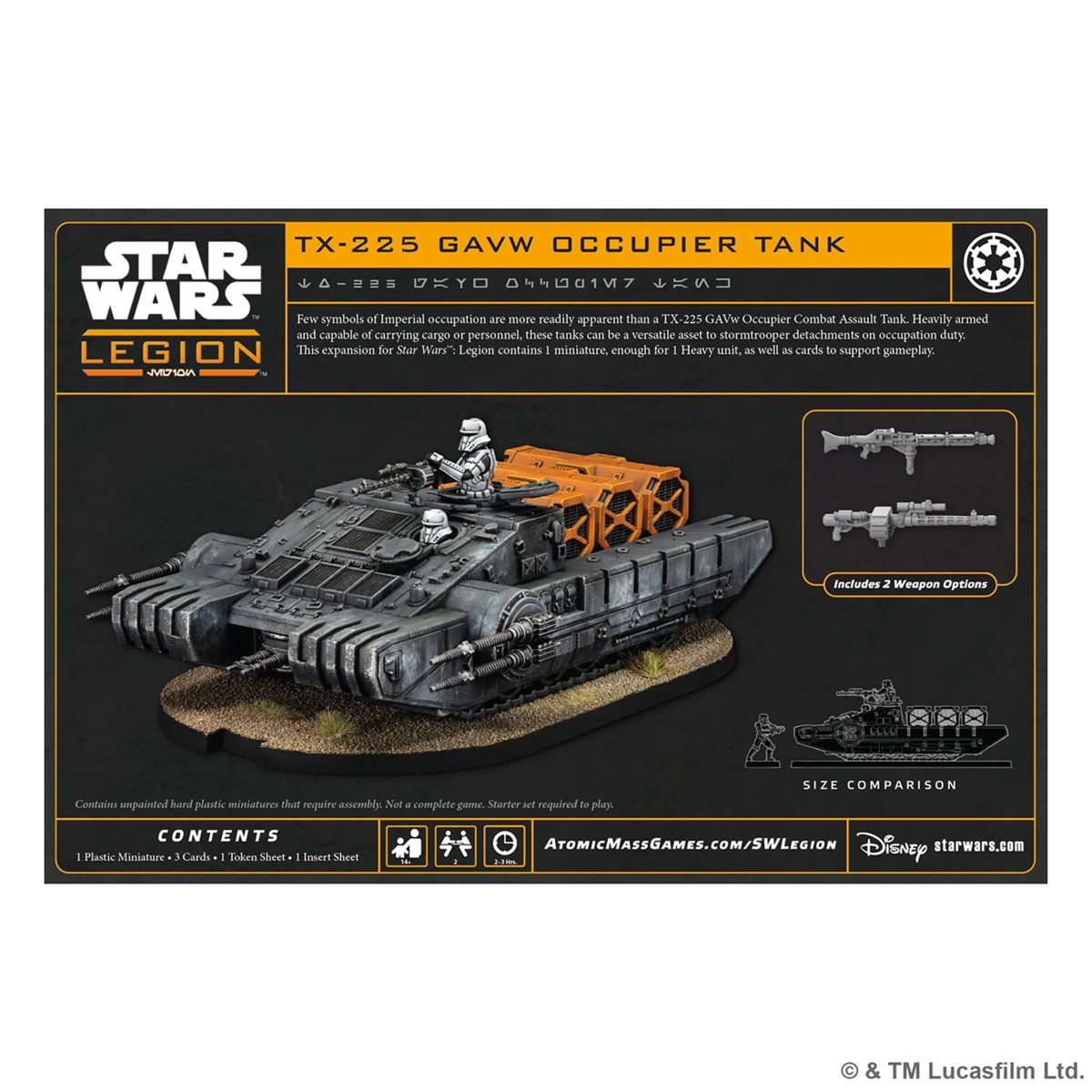 Galactic Empire: TX-225 GAVw Occupier Tank