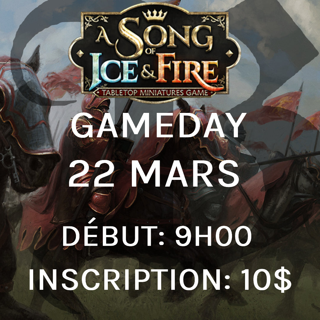 Gameday A Song of Ice and Fire - Mars