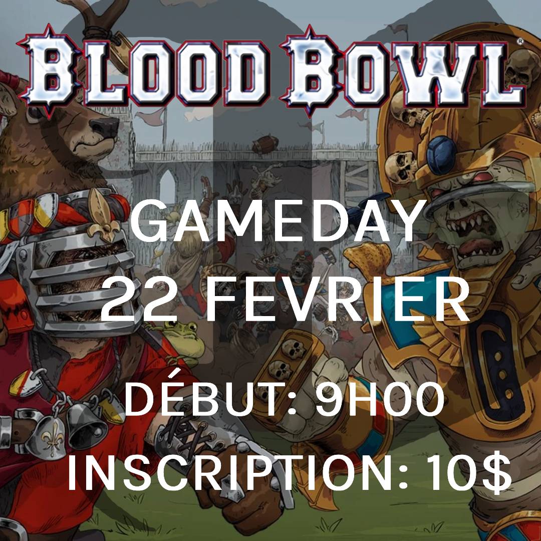 Gameday Blood Bowl - Fevrier