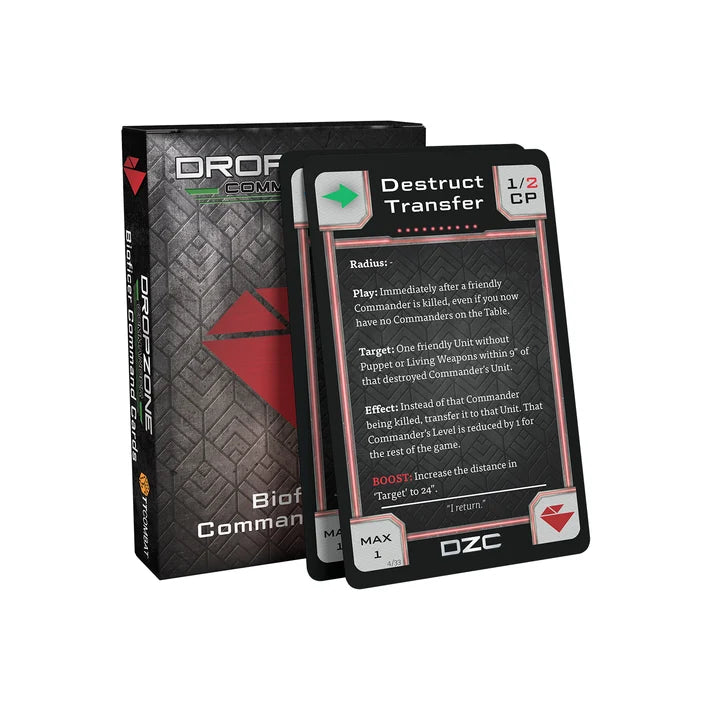 Bioficer: Command Cards