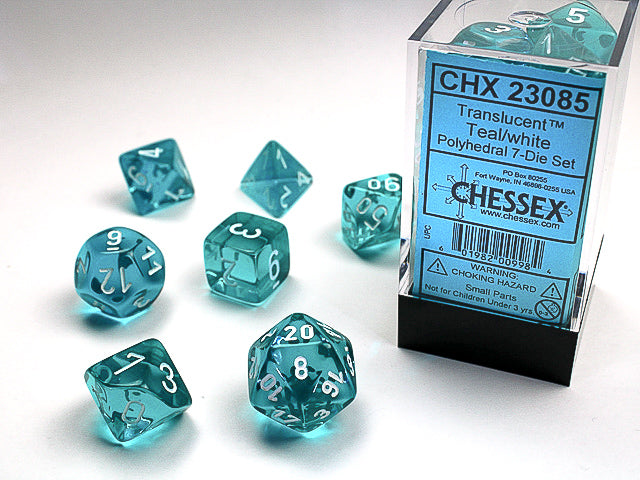 Translucent: 7 Die-Set Teal/White