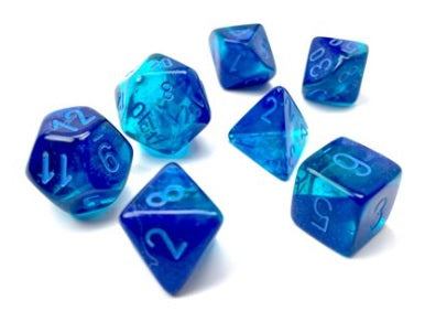 Gemini: 7 Die-Set Blue-Blue/Light
