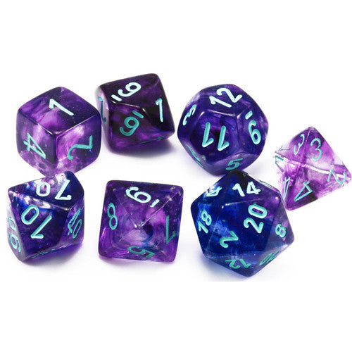 Nebula: 7 Die-Set Nocturnal/Blue