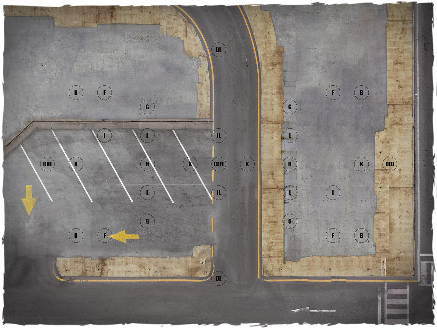 Deep-Cut Studio: Mousepad Game mat – Crisis Protocol #4