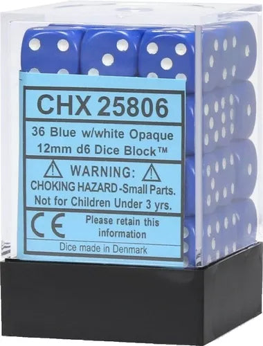 Opaque: 36d6 Blue/White