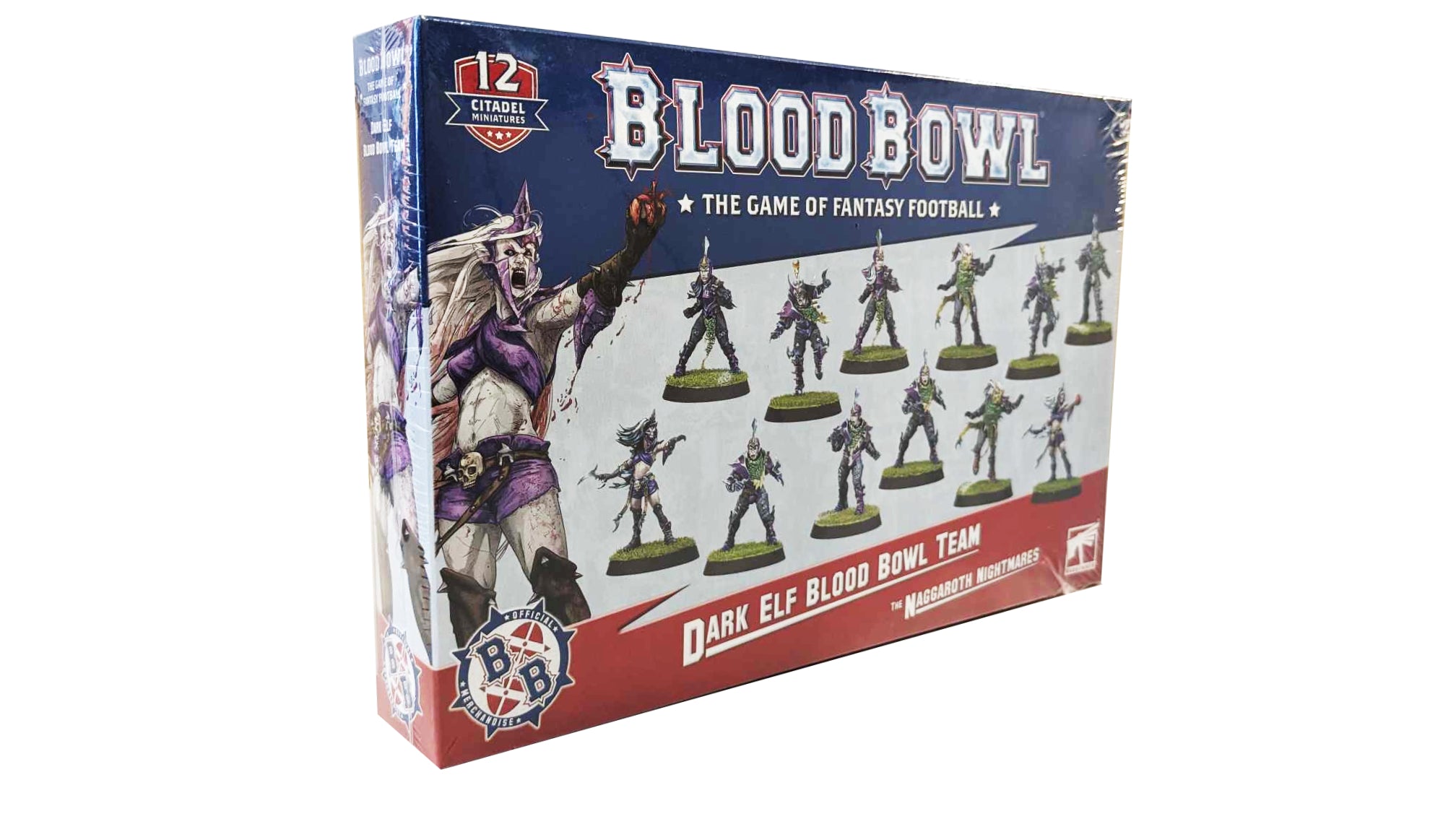 Latest addition to the Blood Bowl collection is this Dark Elf team, the Naggaroth Nightmares along with some unofficial minis to provide positional options in the draft. Unlike regular elf teams, Dark Latest addition to the Blood Bowl collection is this Dark Elf team, the Naggaroth Nightmares along with some unofficial minis to provide positional options in the draft. Unlike regular elf teams, Dark
