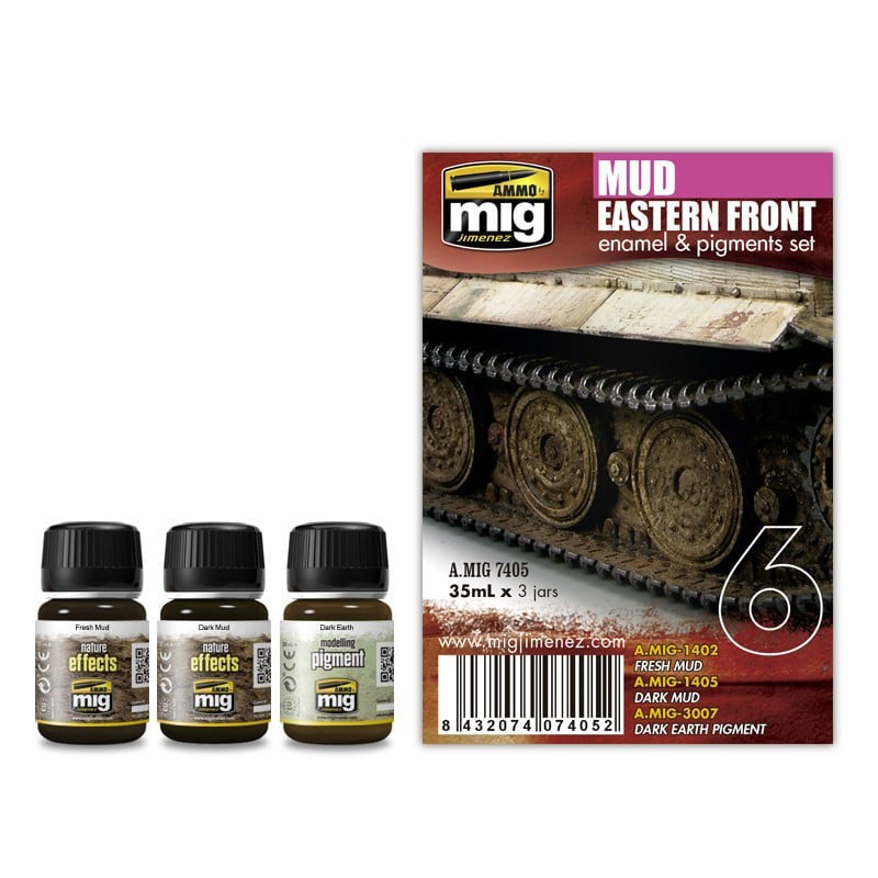 Ammo Mig: Eastern Front Mud Weathering Set