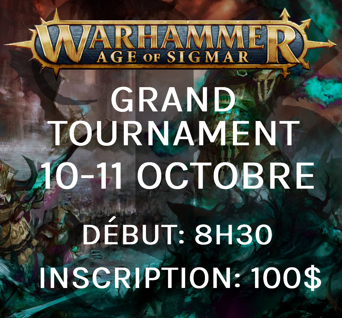 Bastion Grand Tournament - Octobre (Age of Sigmar)