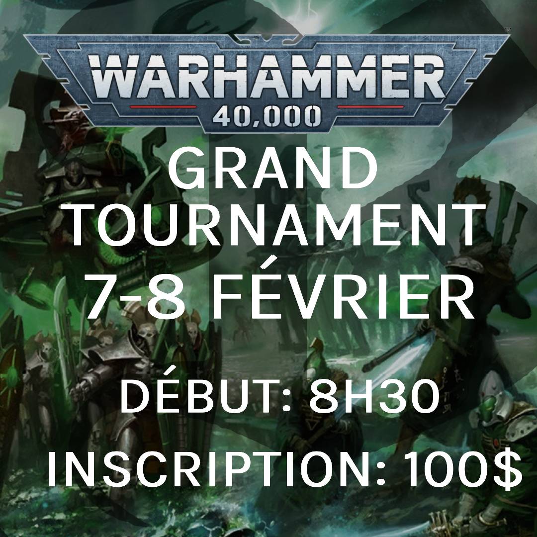Bastion Grand Tournament - Février (Warhammer 40,000)