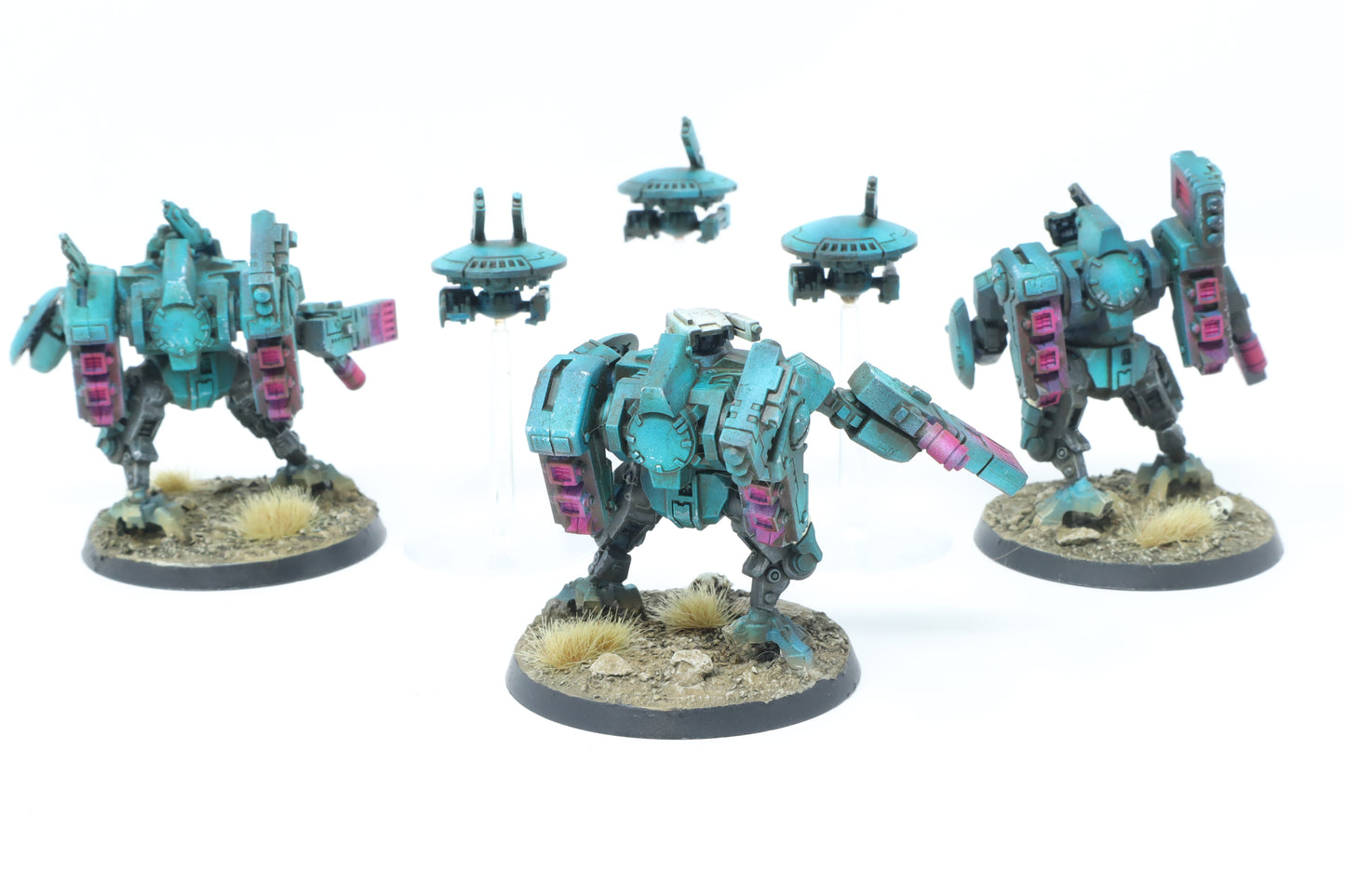 XV8 Crisis Battlesuit Team (Well Painted)