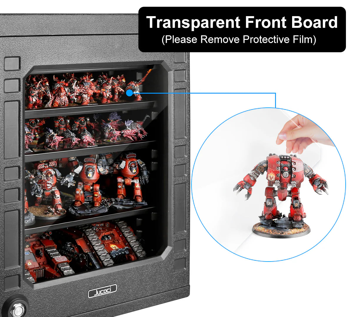 Jucoci: Medium Model Carrying Case with LED Lights