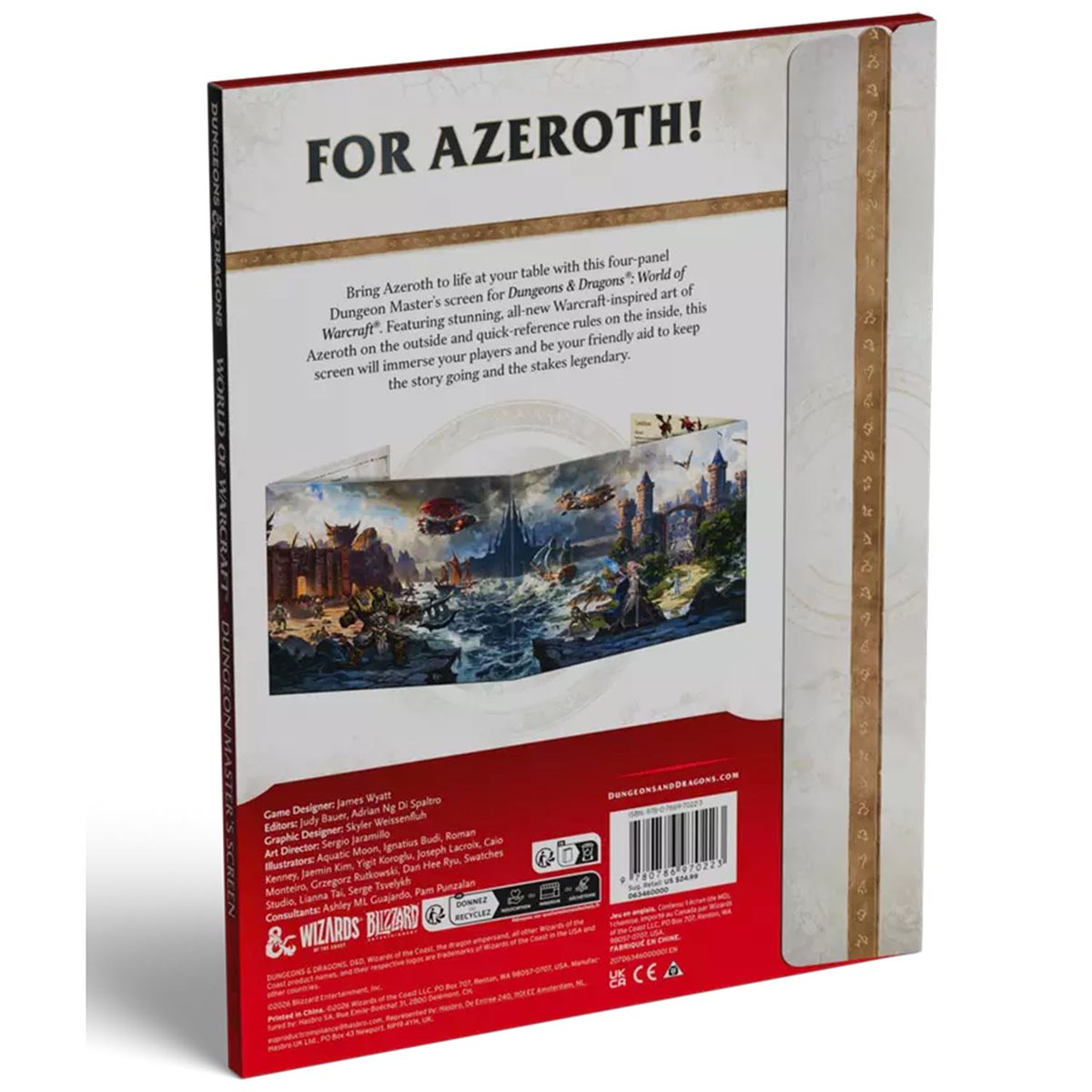 Dungeons and Dragons: World of Warcraft DM Screen