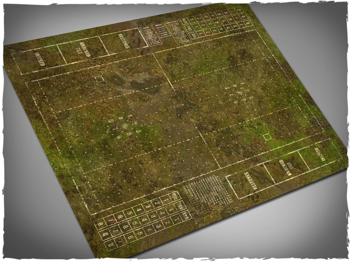 Game mat - Blood Bowl Pitch - Muddy Field