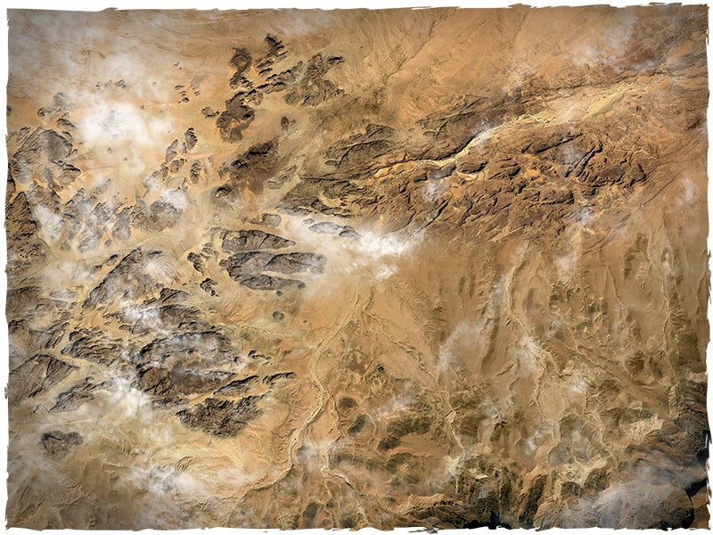 Deep-Cut Studio: Mousepad Game mat – Orbital Dunes