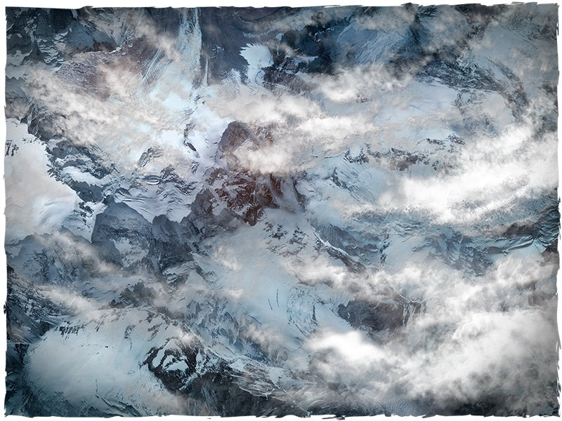 Deep-Cut Studio: Mousepad Game mat – Orbital Snowfields