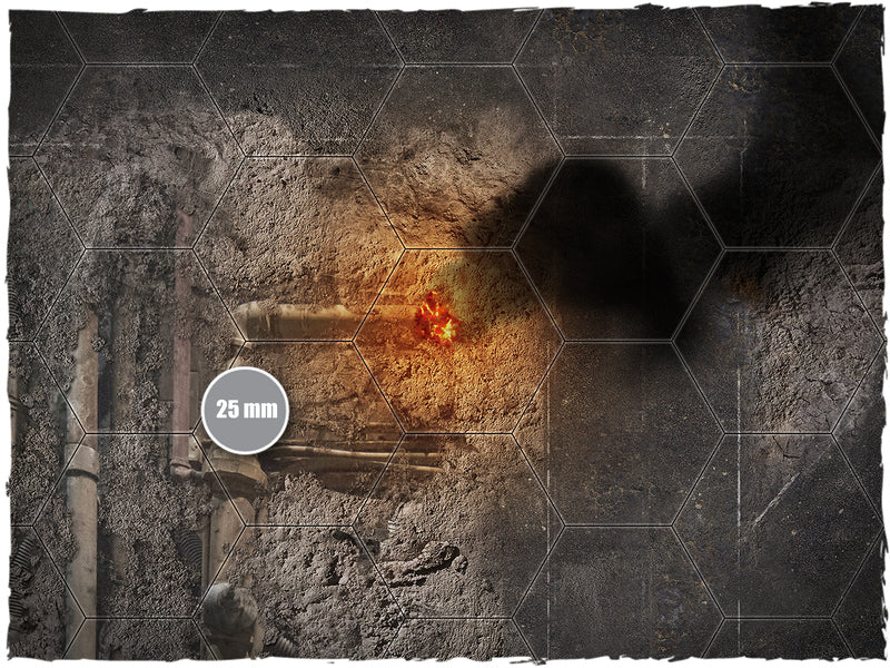 Deep-Cut Studio: Mousepad Game mat – Scorched Sky