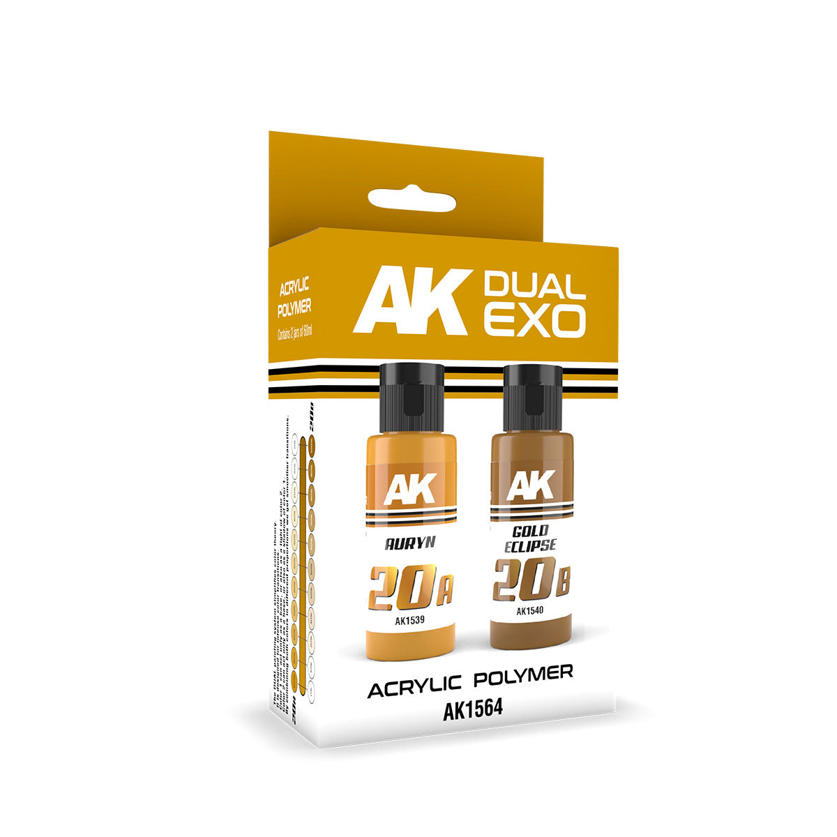 Ak Interactive Auryn & Gold Eclipse Dual Exo Paint Set