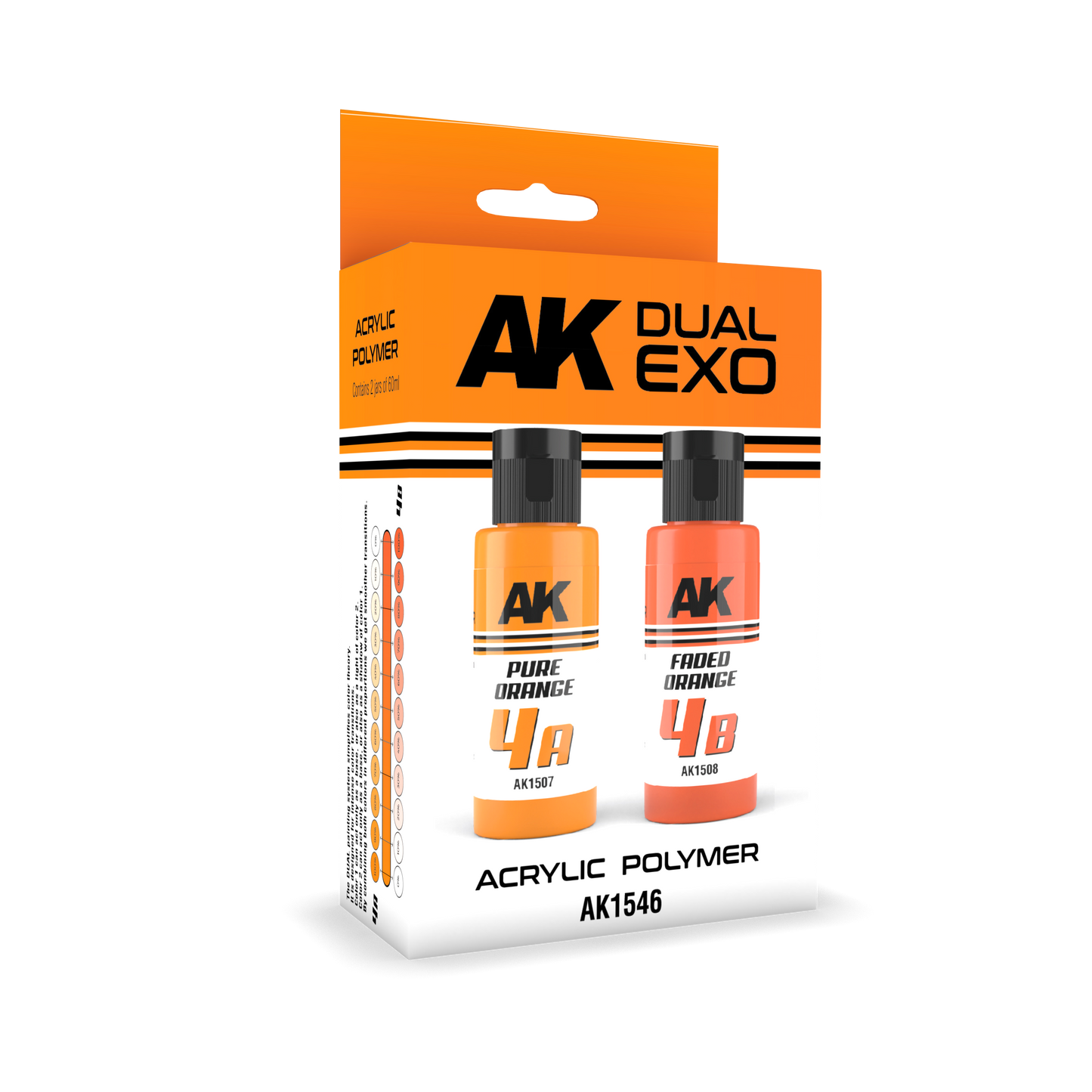 Ak Interactive Pure Orange & Faded Orange Dual Exo Paint Set