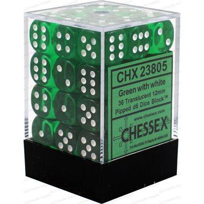 Translucent: 36d6 Green/White