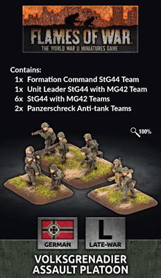 Volksgrenadier Assault Platoon (41x Figs Plastic)