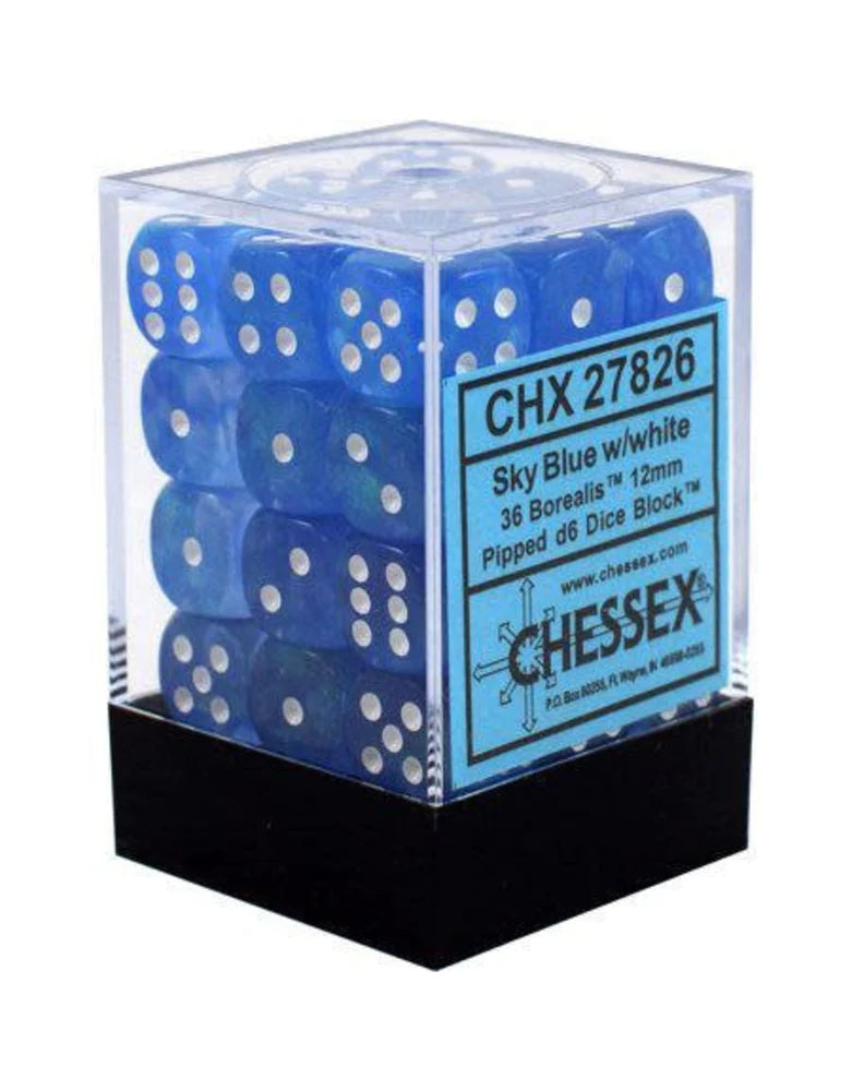 Borealis: 36d6 Sky Blue/White