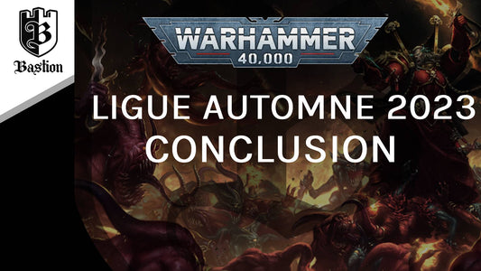 Ligue Warhammer 40,000: Automne 2023 - Conclusion