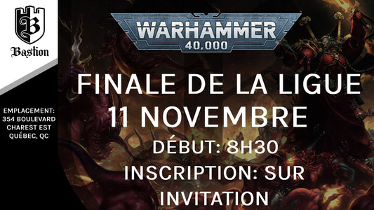 Ligue Warhammer 40,000: Automne 2023 - Finale