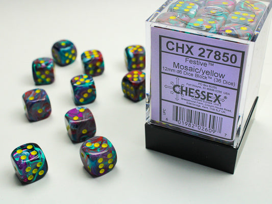 Festive: 36d6 Mosaic/Yellow