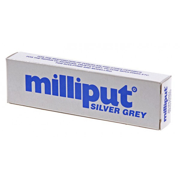 Milliput Silver Grey, 4 oz/pack