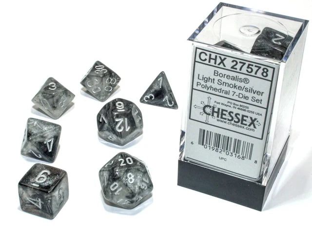Borealis: 7 Die-Set Light Smoke/Silver