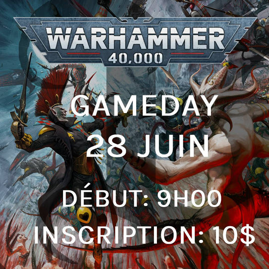 Gameday Warhammer 40,000 - Juin
