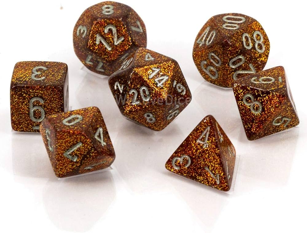 Glitter: 7 Die-Set Gold/Silver