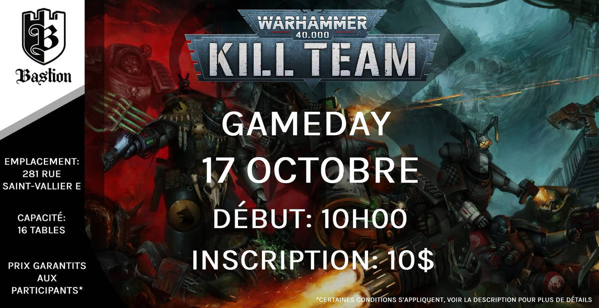 Gameday Kill Team - Octobre