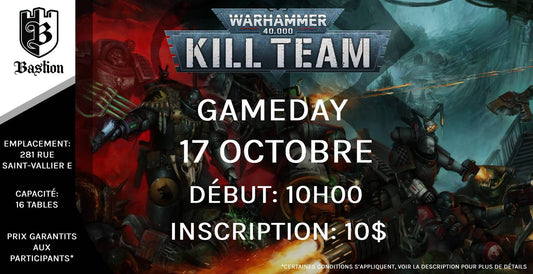Gameday Kill Team - Octobre