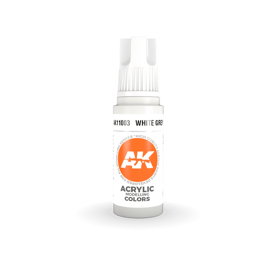 AK Interactive 3G Acrylic White Grey