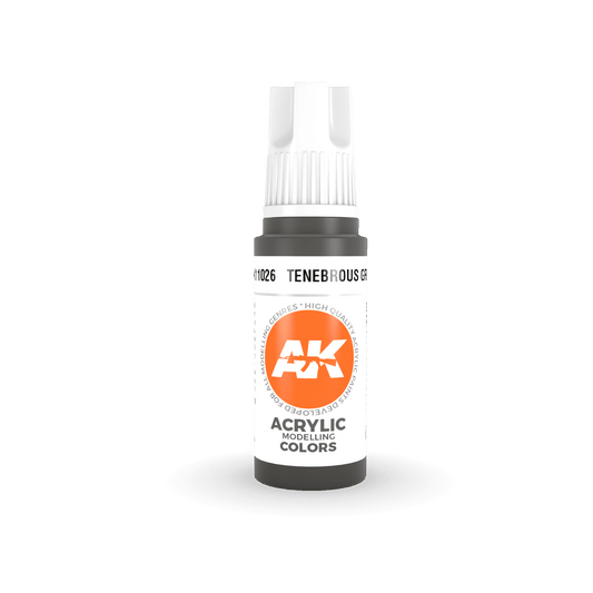 AK Interactive 3G Acrylic Tenebrous Grey