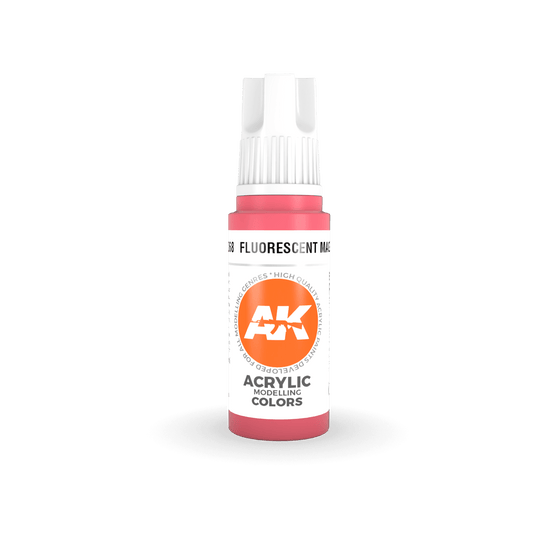 AK Interactive 3G Acrylic Fluorescent Magenta