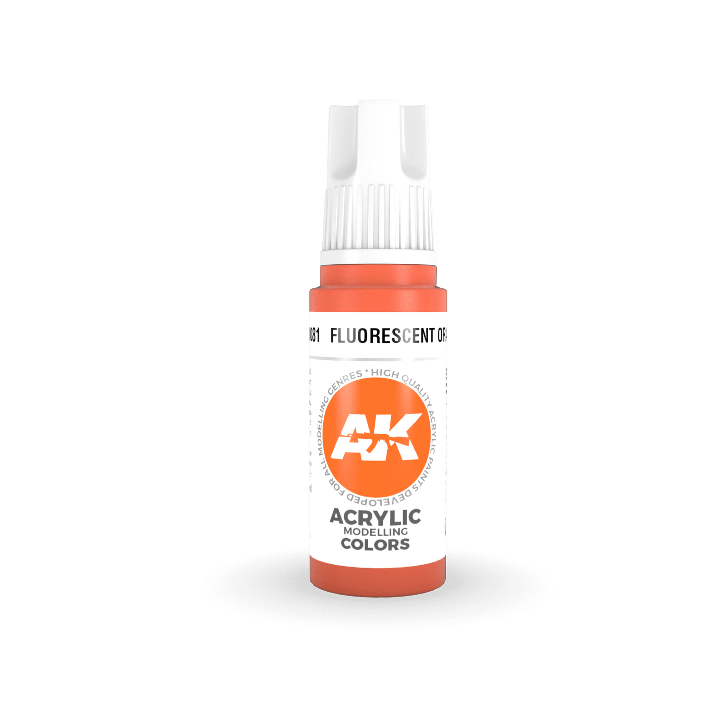 AK Interactive 3G Acrylic Fluorescent Orange