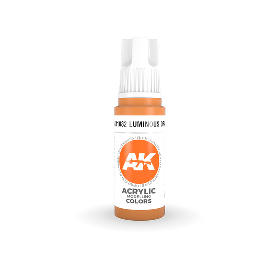 AK Interactive 3G Acrylic Luminous Orange