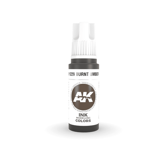 AK Interactive 3G Acrylic Burnt Umber Ink