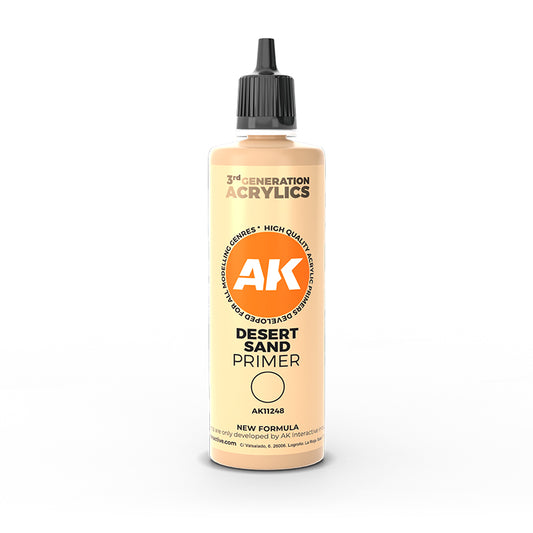 AK Interactive 3rd Gen Desert Sand Primer (100 ml)