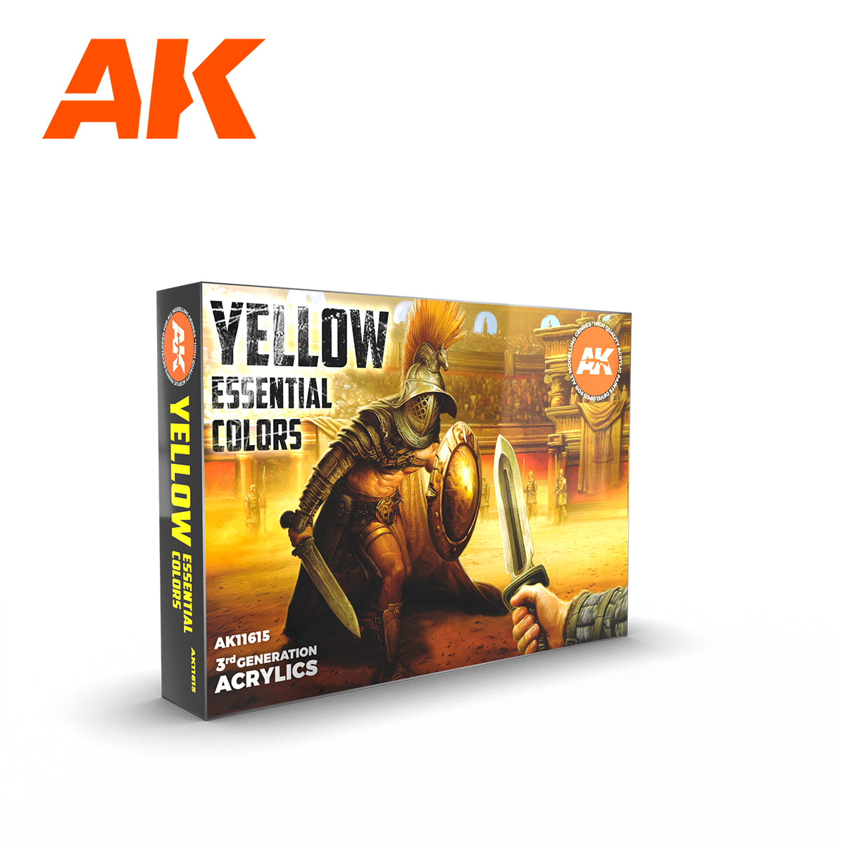 AK Interactive 3G Yellow Essential Colors Set