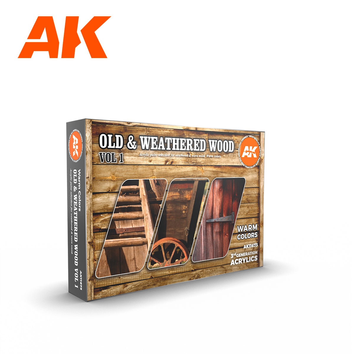 AK Interactive 3G Old & Weathered Wood Set Vol.1